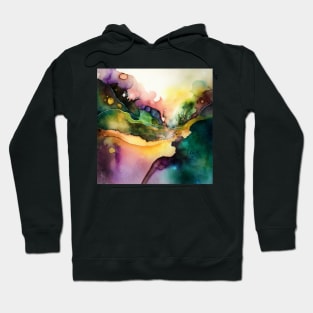 Watercolor Colorful Abstract Hoodie